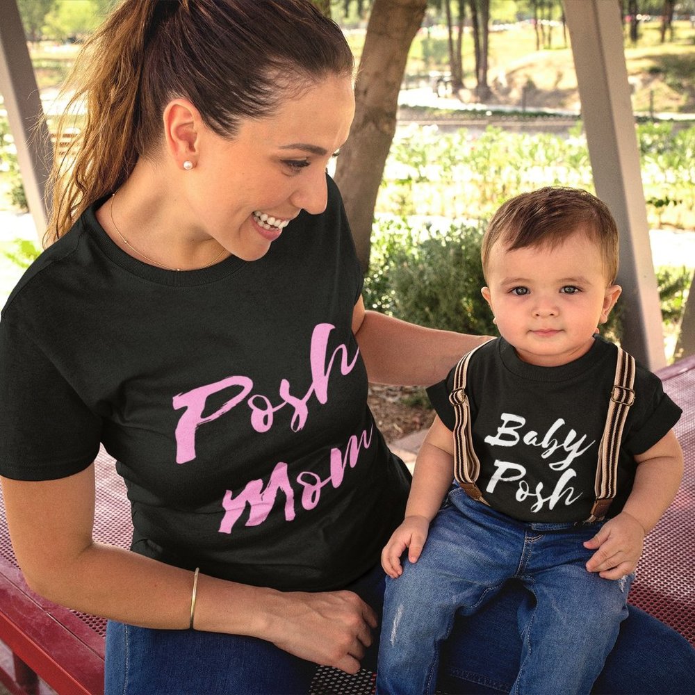 Posh Mom Baby Posh T-shirts Available